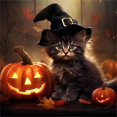thumbnail image 2 of 5D DIY Con Taladro Arte Calabaza Halloween 30x30cm, 2 of 9