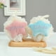 thumbnail image 3 of Inteprter Bola de espuma de baño en forma de estrella con flor para ducha, suministro para el cuerpo del brazo para el cuidado de la piel para el baño Suministros de limpieza para el hogar Rosa Inteprter HA081358-01B, 3 of 6