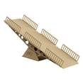 thumbnail image 4 of MERIGLARE RC Bridge Obstacle Challenge Obstacle Model Bridge Wooden Simulation Obstacle for 1/18 1/24 RC Crawer Car Accs Indoor B, 4 of 8