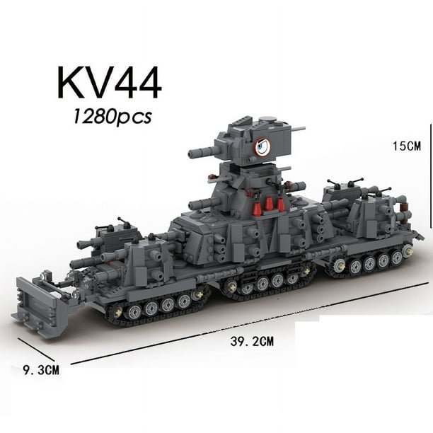 Compatible creative building blocks MOC restore World of Tanks KV