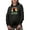 Black, variant on I Just Want to Workout and Hang with My Dog, Fitness Lover Fur Parent, Black Hooded Sweatshirt or Hoodie, Medium