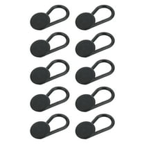 Uxcell Button Extenders for Jeans, 10Pack 15mm Flexible Pants Button Extender, Waistband No Sew Instant Extension(Black)