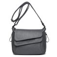 thumbnail image 2 of JAHH Multi-Pocket Leather Messenger Bag Women, Crossbody Shoulder Bag with Flapover Design - Water-Resistant Work Travel Purse for Laptop 𝐄ssentials, 2 of 4