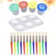 thumbnail image 4 of Set of 23PCS Portable Painting Tool Kit Professional Paintbrushes Tool Set Art Drawing Materials for Kids Drawing Use (17PCS Paint Tool+6PCS Nylon Hair Brush), 4 of 5