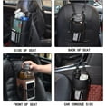 thumbnail image 7 of 2 in 1 Large Cup Holder, 80 oz Auto Water Bottle Holder Bag, Bottles & Big Drinks. Hanging Multi-Function Mini Car Seat Side Organizer, Phones, Stuff Holder with Mesh Pocket for Cars, SUV & Truck, 7 of 7