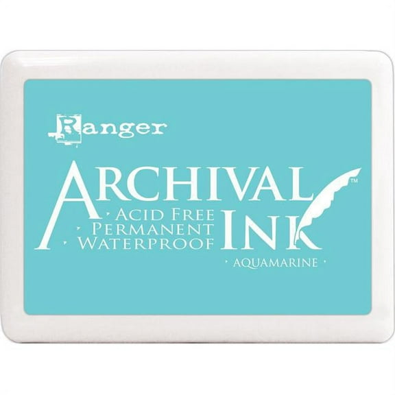 Ranger Archival Ink Pad - Jumbo, Aquamarine