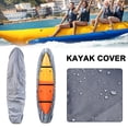 thumbnail image 3 of Kayak Canoe Cover Waterproof UV Resistant Rafting Boat Cover Dust Storage W8R9, 3 of 6