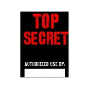 Top Secret Authorized Use by: Blank Spy notebook for Kids, Top secret Journal, Detective Notebook, Secret Agent notebook for Boys, Girls 6" x 9" 120 pages (Paperback)