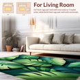 thumbnail image 2 of Flatwoven High Traffic Area Rug, Chic Nature Inspired Decor, Non Slip, Stain Resistant, Washable Area Rugs for Living Room, Bedroom(Green, 4X6), 2 of 8
