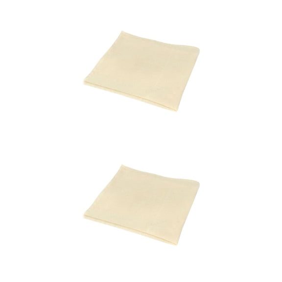 Inteprter Ropa de tela de vapor de algodón puro Estera de gasa Utensilios resistentes al desgaste 4pcs Blanco 4 Stück 2Conjunto