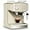 Griege, variant on Retro-Style 20 Bar Espresso Machine with Milk Frother, ESE Pod Compatible, Pressure Gauge, 54 oz Food-Grade PP Removable Water Tank, Ideal for Home Barista,Griege