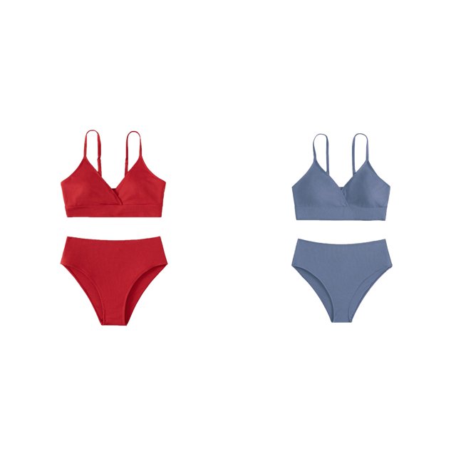 (2-Pack) Rinsvye Girls Cartoon Beach Sun Bikini 3 Piece Swimsuit Sets With Tankini Rash Guard And Skirt For Summer Pool