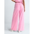 thumbnail image 3 of Scoop Women's Pleated Wide-Leg Sweatpants, 29'' Inseam, Sizes XS-XXL, 3 of 5