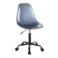 thumbnail image 3 of Urban Shop Navy Acrylic Rolling Office Chair, 3 of 7