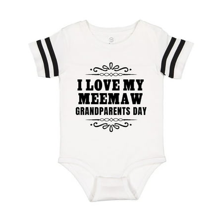 

Inktastic Grandparents Day I Love My Meemaw Gift Baby Boy or Baby Girl Bodysuit