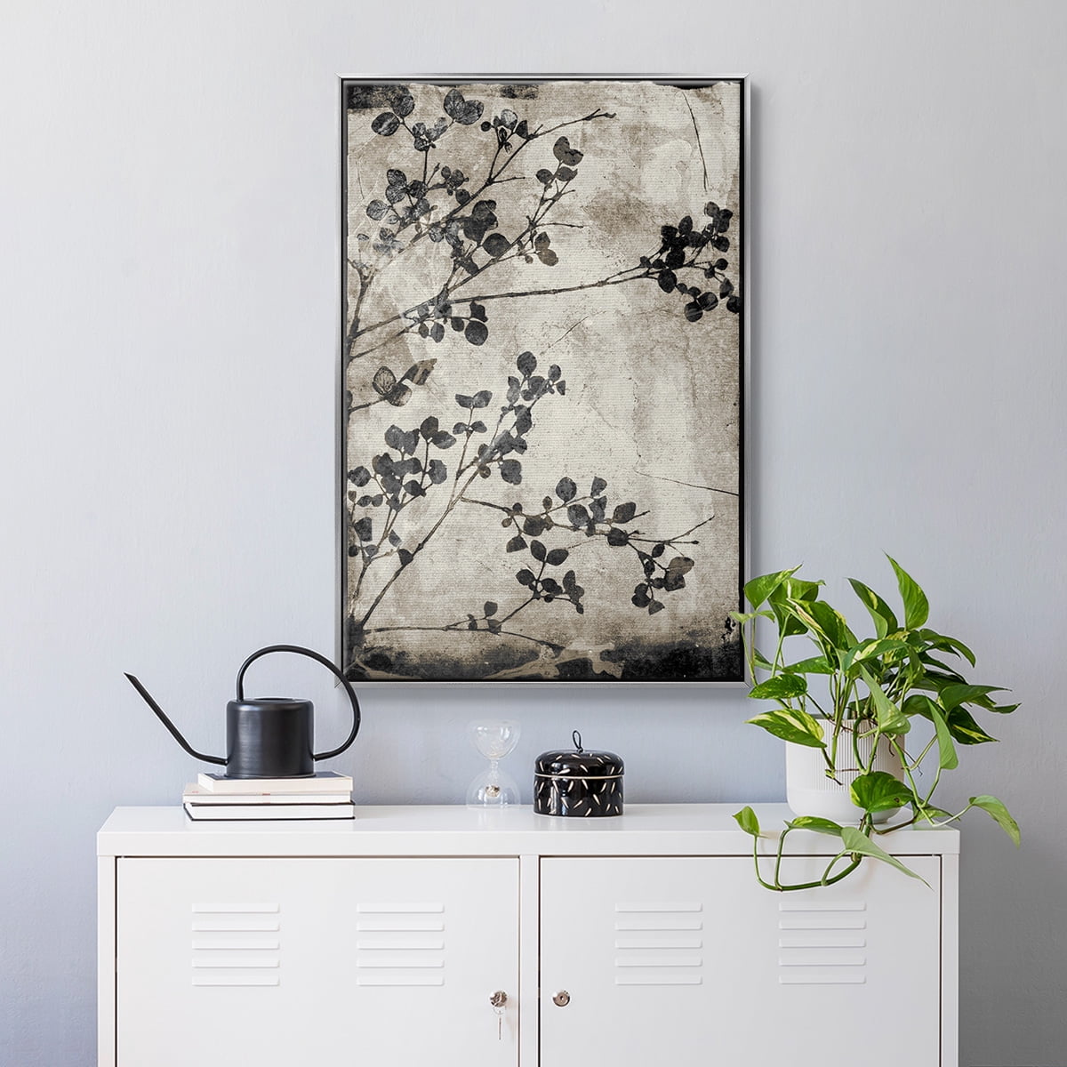 Boundless VIII Framed Premium Gallery Wrapped Canvas - Ready to Hang - 27 x 41 - Silver Floating Frame
