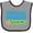 Heather and Black, variant on Inktastic Chemical Engineer in Training Boys or Girls Baby Bib