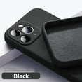 thumbnail image 3 of Coque de téléphone en Silicone, couleur unie, Protection contre les chutes et les collisions, pour IPhone 15 14 13 11 12 Pro Max Mini X XS Max 15 Plus, 3 of 5