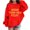 0#$-Red497, variant on Hiijoy Unisex Kids Hoodie Letter Print Long Sleeve Sweatshirt for Boys Girls, Black, Sizes 3-10