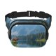 thumbnail image 1 of Disketp Majestic Deer Mountain Lake Riñonera de Doble Capa, Bolsa de Cintura Ajustable para Viajes, Correr y Senderismo, Riñonera Ligera para Hombre y Mujer, 1 of 9