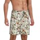 thumbnail image 2 of Balery Mushroom Garnish Pantalones cortos de pijama de punto de algodón para hombre con cinturilla y bolsillos-3X-Large, 2 of 6