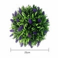 thumbnail image 1 of Bgsha Fake Plant Home Decor Artificial Lavender Topiary Ball Flower Hanging Basket, 1 of 4