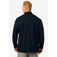 thumbnail image 4 of KingSize Men's Big & Tall Supersoft Jersey 1/4 Zip Pullover, 4 of 5