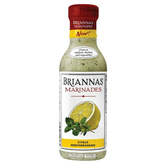 Briannas Citrus Mediterranean Marinades 12 fl oz