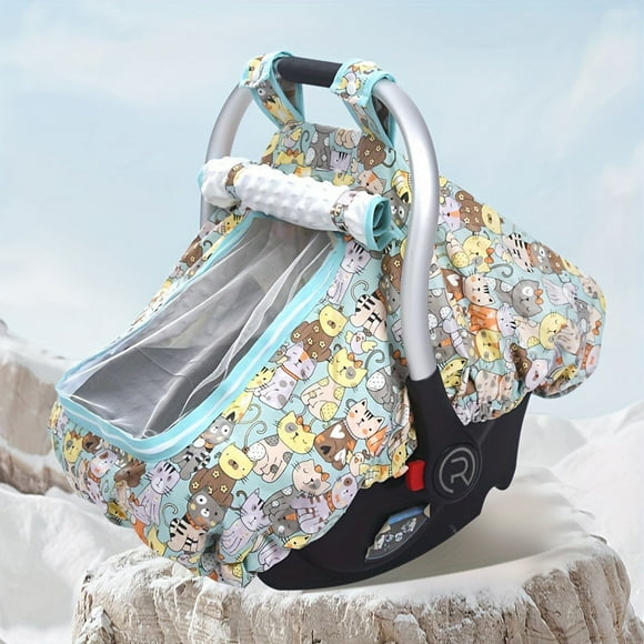 Car Seat Cover, Safety Seat Warm Cover, Multi-use Warm Stroller Canopy,