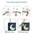 thumbnail image 4 of (Type A) - Funplus Baby Sleeping Sign for Front Door - Do Not Knock or Ring - 10"x5" PVC Plastic Hanging Sign, 4 of 5