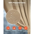 thumbnail image 3 of VEVOR Rideau d'Intimité pour Pavillon 10 Pieds x 10 Pieds x 6,7 Pieds Rideaux de Pavillon Imperméables Kaki, 3 of 9