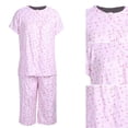 thumbnail image 3 of Ropa de Enfermería para Incontinencia de Verano para Adultos Conveniente para Quitar el Traje de Enfermería Rosa XL, 3 of 8