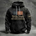 thumbnail image 2 of USA 250th Anniversary Merchandise, Mens Fourth of July Outfit American Flag Print Sweatshirt Tactical Hoodies for Men Lightweight, 2 of 5