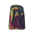 thumbnail image 3 of Disketp Neon Zombie Skull Estuche de Lápices de Doble Capa con Tapa Abatible y Cremallera, Organizador Escolar para Adolescentes y Adultos, 3 of 7