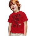 thumbnail image 3 of Santa Made Me Do It This Christmas Unisex Youth T Shirt, 3 of 5