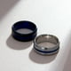 thumbnail image 3 of Anillo de acero inoxidable galvanizado de dos colores para hombre, joyería europea y americana, joyería de moda sencilla, 3 of 6