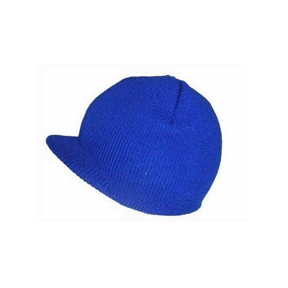 Nouveau Chapeau de Bonnet Royal Bleu Sans Manchette