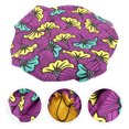 thumbnail image 3 of Bonnet de Couchage en Polyester Imprimé pour Cheveux Femmes Bonnets de Douche, 3 of 8