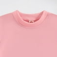 thumbnail image 4 of zaveiop Baby Girl Solid Ruffle Romper Bodysuit Jumpsuit Casual Clothes (Light Pink, 3-6 Months), 4 of 5