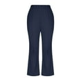 thumbnail image 6 of Cowsor Girls Bell Bottoms Pants School Uniform Stretchy Leggings, 6 of 6