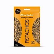 Wonderful Pistachios, No Shells, Honey Roasted, 11 Ounce Resealable Pouch