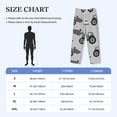 thumbnail image 4 of Lsque Gray Tractor Print Men's Pajama Pants, Lounge Pant - Comfortable Home Wear,Elastic Waistband, Stylish Design-Small, 4 of 9