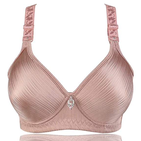 QLEICOM Everyday Bras for Women, Women's Comfort Lift Wirefree Bras Lingerie Seamless Plus Size Bras OnePiece Elastic Comfort Cotton Vest Bras Watermelon Red Cup 40/90BC