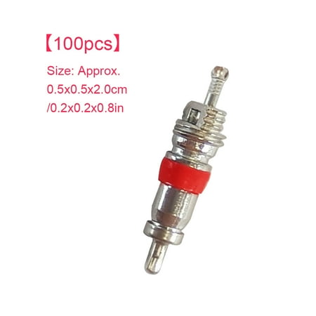 100 Pieces Valve Stem Core Air Nozzles Parts Structure Tyres Modified