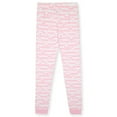 thumbnail image 3 of Sleep On It Girls 2-Piece Super Soft Jersey Snug-Fit Pajama Set - Love Stripe , 6, 3 of 5