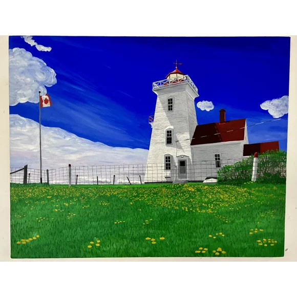 Wood Islands Lighthouse by Linda Boyd