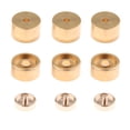 thumbnail image 4 of Juego de Trompeta Botones de Dedos Sunnimix Dorado 16mm Piezas de reparación de trompeta, 4 of 8
