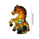 thumbnail image 3 of Stained Style Horse Night Light Resin USB Powered Table Lamp For Home Decor, 3 of 9