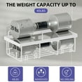 thumbnail image 5 of Hejin Adhesive Shower Caddy, 6 Pack Rustproof Stainless Steel Bath Organizers With Large Capacity, 1 Packs Soap Holder And 18 Hooks,No Drilling Shelves for Bathroom Storage & Home Decor, 5 of 8