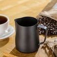 thumbnail image 2 of 12oz Stainless Steel Milk Jug Milk Frother Cup, Inner and outer coating, For Latte Art Coffee Machine Tool Steaming Pitcher, 2 of 5